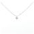 Autre Marque Collana in platino PT999 e diamante Argento