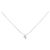 Autre Marque Collana con diamante K14WG Argento