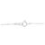 Autre Marque Collana con diamante K14WG Argento - vista 5