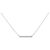 Autre Marque Collana di Diamanti PT900 PT850 Argento