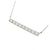 Autre Marque Collana di Diamanti PT900 PT850 Argento - vista 3