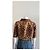 Chaqueta corta Dolce & Gabbana con estampado de leopardo Castaño - vista 2
