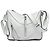 Borsa Hammock in pelle di vitello granulata bianca LOEWE Small Bianco