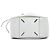 Borsa Hammock in pelle di vitello granulata bianca LOEWE Small Bianco - vista 3