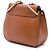 Chloé Hudson Crossbody aus braunem Kalbsleder Small mit Fransen - Ansicht 2