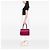 Borsa Tote LOEWE Red Medium Leather Cushion Rosso - vista 6