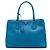 Borsa Prada Blue Medium Saffiano Lux Galleria Satchel Turchese
