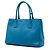 Borsa Prada Blue Medium Saffiano Lux Galleria Satchel Turchese - vista 2
