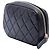 Pochette per trucchi Curvy in agnello trapuntato CC nero Chanel - vista 2