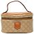 Céline Borsa Vanity Celine Mini Macadam in tela rivestita beige