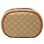 Céline Borsa Vanity Celine Mini Macadam in tela rivestita beige - vista 3