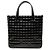 Tote Chanel Black CC Chocolate Bar Patent Nero