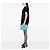 Clutch Chanel Blue Medium Tweed Deauville O Case - vista 6