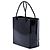 Borsa shopping Balenciaga Black Patent Logo XXS Nero - vista 2