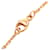 Collier pendentif Hermès Mini Pop H en émail rose or rose Doré  - vue 6