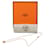 Collier pendentif Hermès Mini Pop H en émail rose or rose Doré  - vue 8