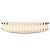 Valentino Borsa Hobo in pelle di vitello granulata bianca Rockstud Bianco Crudo - vista 3
