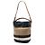 Burberry Brown Medium Mega Check Canvas and Grained Calfskin Ashby Tassel Bucket Bag Light brown - view 2