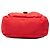 Borsa Messenger Prada Red Saffiano Trimmed Tessuto Zip Buckle Rosso - vista 3