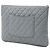 Clutch Chanel Gray Large Quilted Caviar O Case Marrone - vista 2