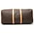 Louis Vuitton Marrone Monogram Keepall 55 - vista 3