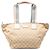 Gucci Beige GG Canvas Web Tote