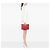 Clutch Chanel Red Medium Quilted Lambskin Chain Boy O Case Rosso - vista 6