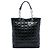 Tote Lady Dior Soft Cannage in vernice nera Dior Nero