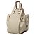 Borsa Hammock LOEWE bianca in pelle di vitello granulata mini Bianco - vista 2
