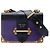 Borsa a tracolla Prada Purple Saffiano Trimmed City Calf Cahier Porpora