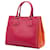Borsa Prada Red Bicolor Saffiano Lux - vista 2