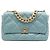 Chanel Blue Large Lambskin 19 Flap Blu chiaro