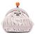 Gaufre Monedero Kiss Lock en nappa gofrado blanco Prada Blanco roto