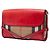 Borsa a tracolla Abbott in pelle rossa e tela House Check di Burberry Marrone chiaro - vista 2