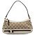 Borsa a Spalla Gucci Beige GG Canvas Web Mayfair