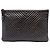 Custodia a tracolla Chevron in vernice invecchiato marrone Large Chanel Marrone scuro