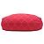 Tote Chanel Red CC Quilted Denim Grosgrain Drawstring Vermelho - vista 3