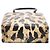 Balenciaga Mini Shopping Phone Holder mit braunem Leopardenmuster und Logo - Ansicht 3