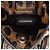 Balenciaga Mini Shopping Phone Holder mit braunem Leopardenmuster und Logo - Ansicht 5