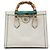 Borsa Gucci Brown Medium Jumbo GG Canvas Bamboo Diana Marrone Beige