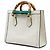 Borsa Gucci Brown Medium Jumbo GG Canvas Bamboo Diana Marrone Beige - vista 2
