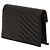 Portafoglio a catena envelope monocromatico Cassandre in pelle grain de poudre nera Saint Laurent Nero - vista 2