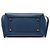Belt Bag Céline Borsa Belt Celine blu in pelle di vitello granulata mini Blu scuro - vista 3