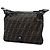 Fendi Marrone Zucca Canvas Chef Zip Crossbody - vista 2