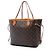 Louis Vuitton Marrone Monogram Neverfull MM - vista 2