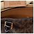 Borsa Michael Kors Aubrey Signature Large in pelle marrone Rosso - vista 10