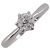 Autre Marque Pt900 Platin Diamantring Silber