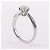 Autre Marque Pt900 Platin Diamantring Silber - Ansicht 3