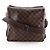 Borsa a tracolla Louis Vuitton Naviglio in tela Damier Marrone
