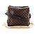 Borsa a tracolla Louis Vuitton Naviglio in tela Damier Marrone - vista 18
